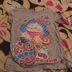 Girls yum pop cupcake scented shirt